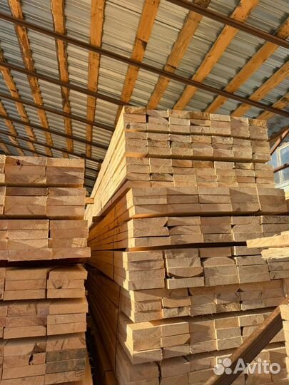 Доска обрезная 40х150х6000мм