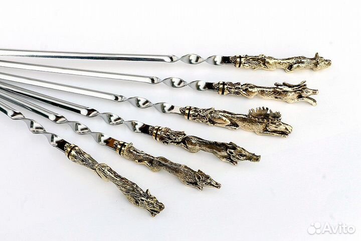 Набор шампуров Звери