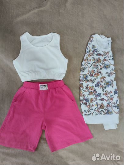 Вещи пакетом на девочку 140 146 152