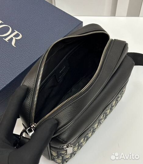 Сумка-мессенджер Dior Rider 2.0 жаккард светлый