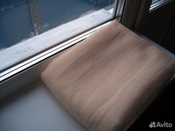 Органза на шторной ленте 4,0*2,7м, новая