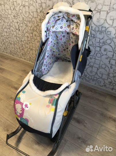 Санки-коляска