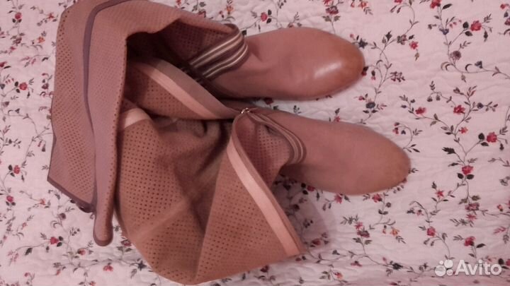 Сапожки кожаные 39-40