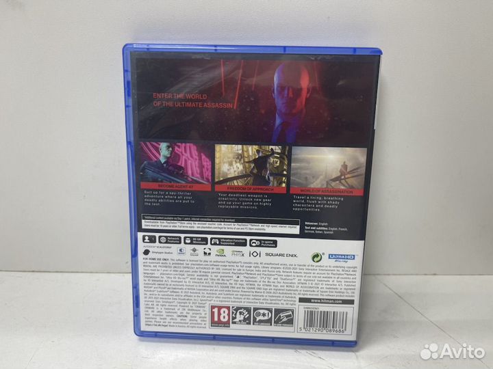 Игровые диски. Sony Playstation 5 Hitman 3