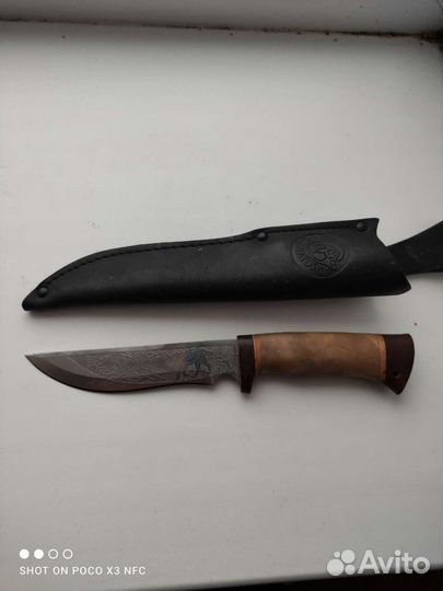 Нож охотничий ручной работы