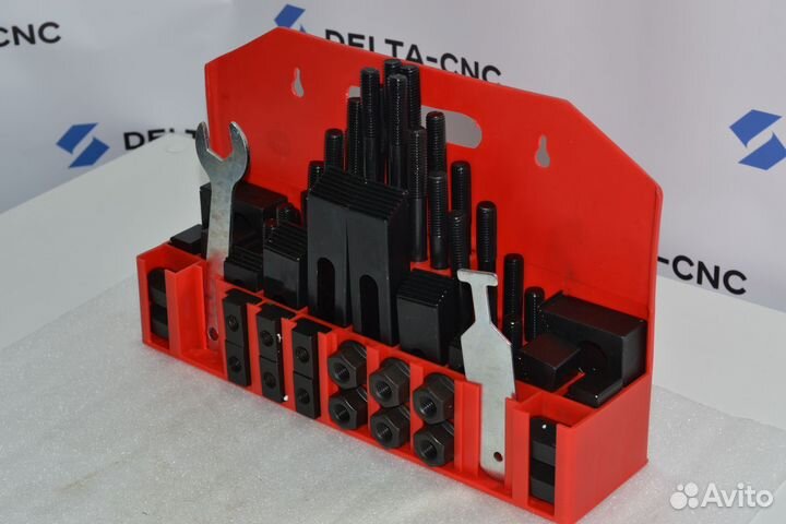Комплект прижимов 0204, Т-паз 14 мм, М12