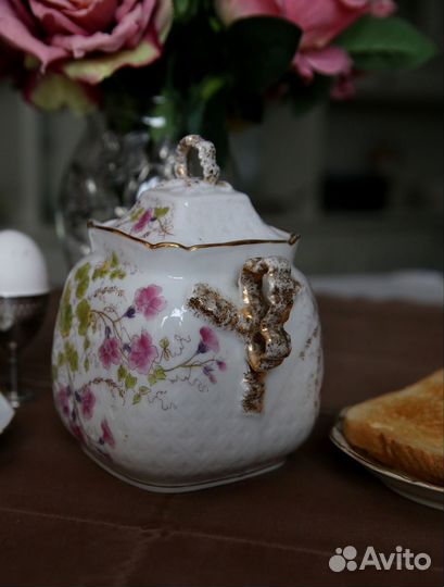 Антикварный старинный чайный сервиз