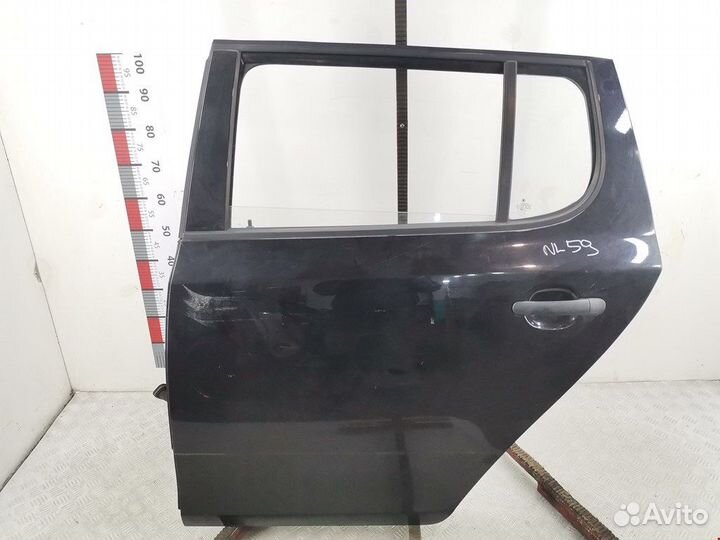 Дверь задняя для Skoda Fabia 2 (5J) 5J6833055
