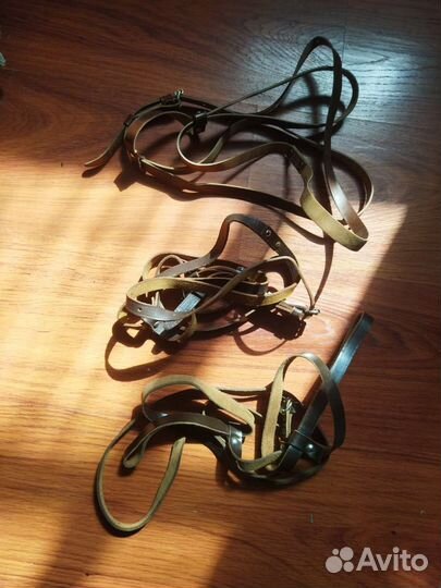 Ремни укладка офицер.плащ палатки СССР 3 штуки