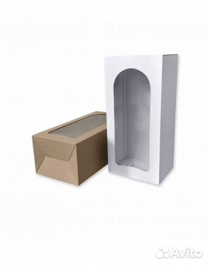 Коробки 50 см с прозрачным окном