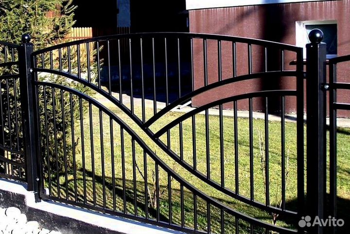 Заборы металлические Модель № 1271