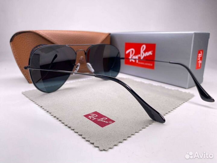 Очки Ray Ban Aviator VIP Чёрные