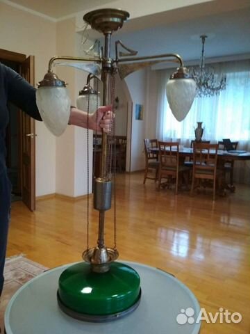 Люстра ломберная антикварная