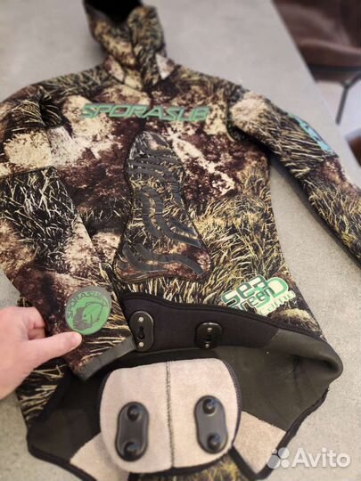 Гидрокостюм Sporasub SeaGreenCamо 3D