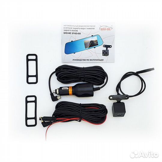 Видеорегистратор с камерой заднего вида на зеркало