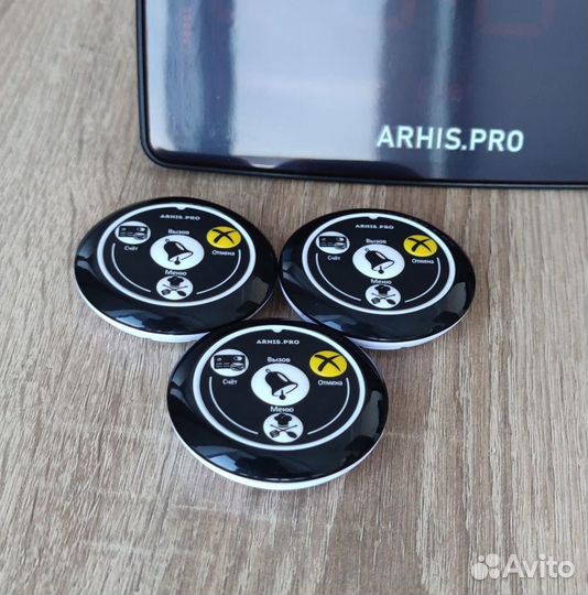 Дистанционная кнопка вызова официанта и табло