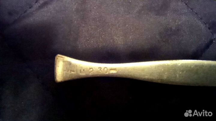 Столовые приборы из мельхиора СССР Ложка поварежка