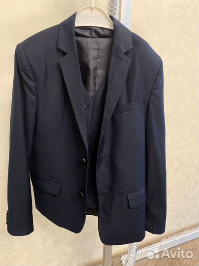 Школьная форма для мальчика 140 синяя