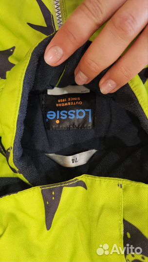 Детский зимний комбинезон на мальчика 74, 92