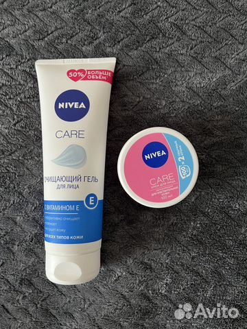 Nivea Care очищающий гель для лица и крем для лица купить в Москве ...
