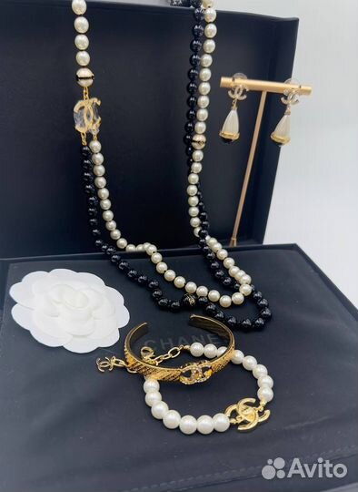 Chanel бусы браслет