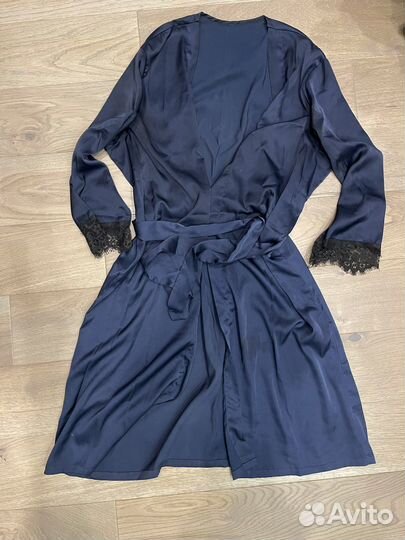 Халат женский шелковый