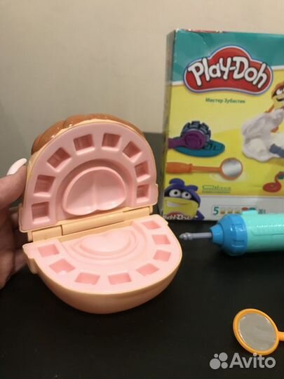 Play doh набор, зубастик, плэй до, как новый