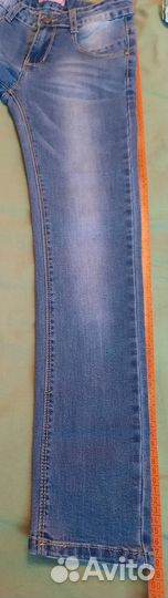 Джинсы для девочки новые 152-158