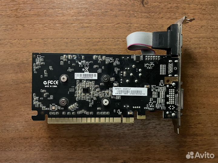 Видеокарта Msi GTX 750 ti