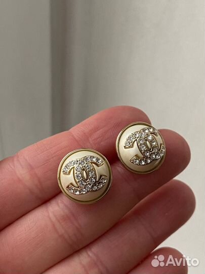 Серьги chanel оригинал