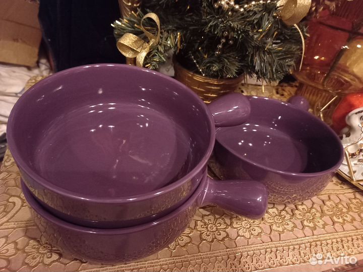 Бульонницы керамические новые