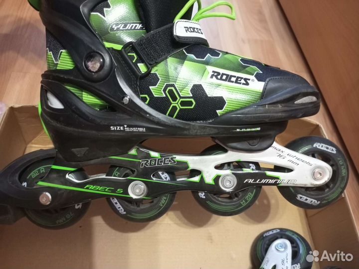 Роликовые коньки + сумка