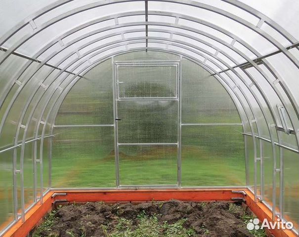 Теплицы. Дуги из профиля 20х40 мм. Поликарбонат