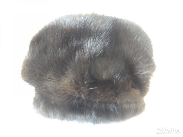 Шапка зимняя норковая женская