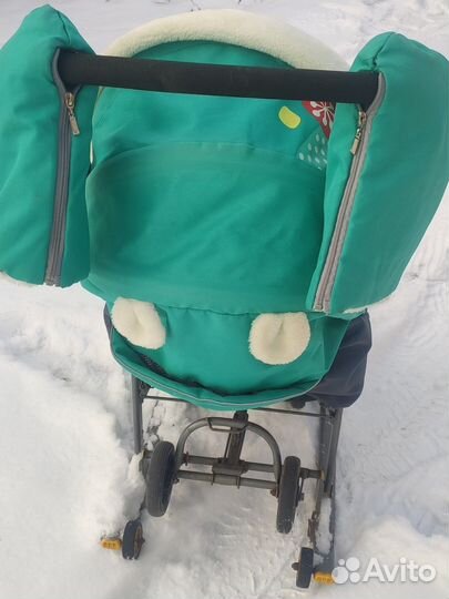Детские санки коляска ника