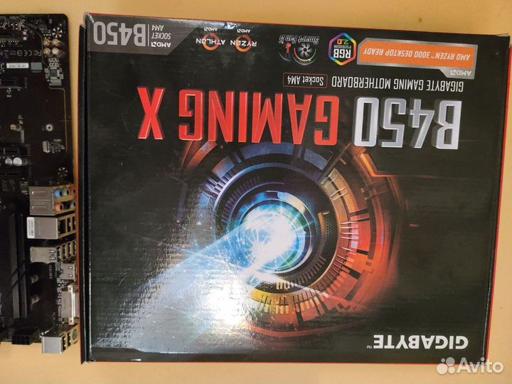 Комплект: ryzen 5 3600, мп gigabyte b450 gaming x