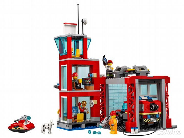 Конструктор Сити Пожарное депо 11215