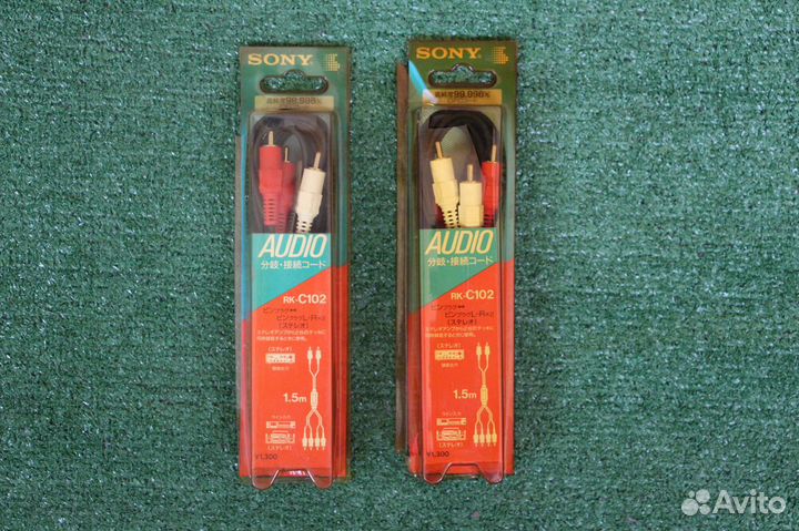 Sony 2RCA - 4RCA в коробках, Japan