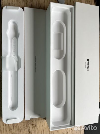 Часы apple watch 3 silver 38 mm