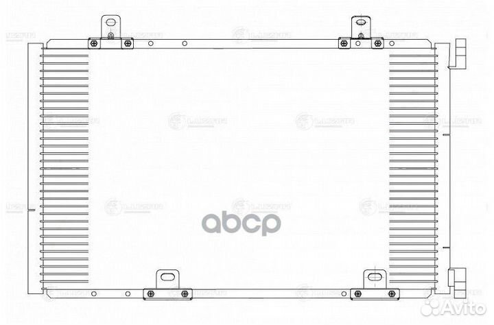 Радиатор кондиционера lrac0122 luzar