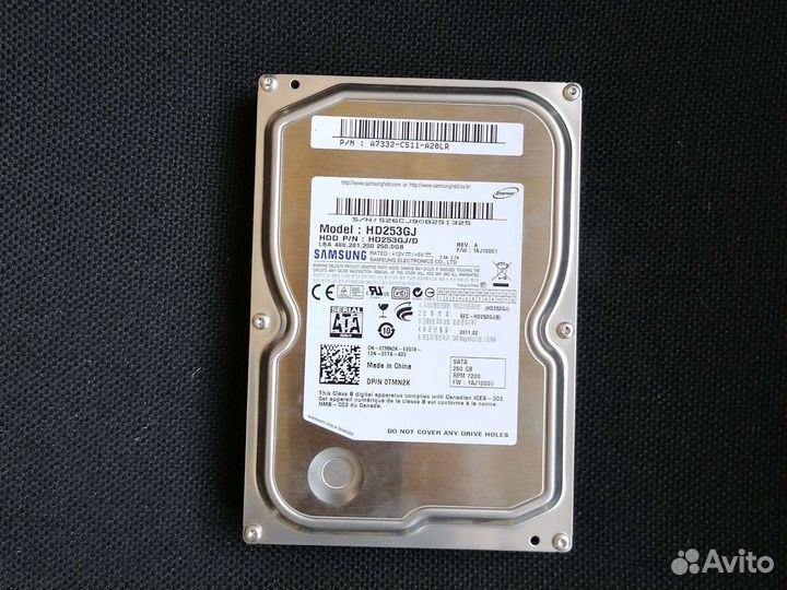 Жесткий диск Samsung Spinpoint F3 250 Гб