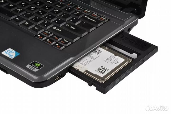 Переходник SSD DVD SATA в ноутбук 9,5 и 12,7