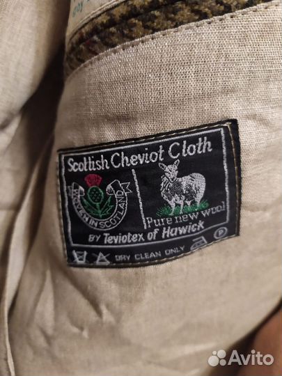 Пиджак твидовый Cheviot tweed, р-р 54-56