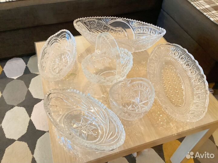 Хрустальная посуда времен СССР