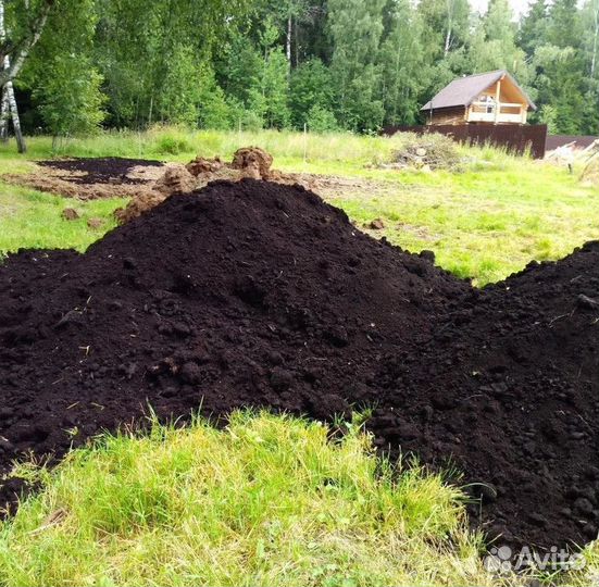 Грунт растительный грунт плодородный чернозем