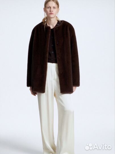 Искусственная шуба lime