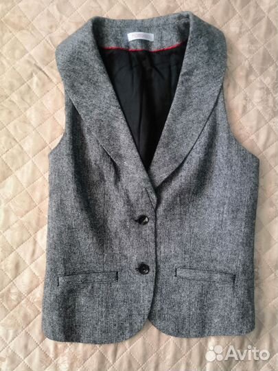 Твидовый жилет женский
