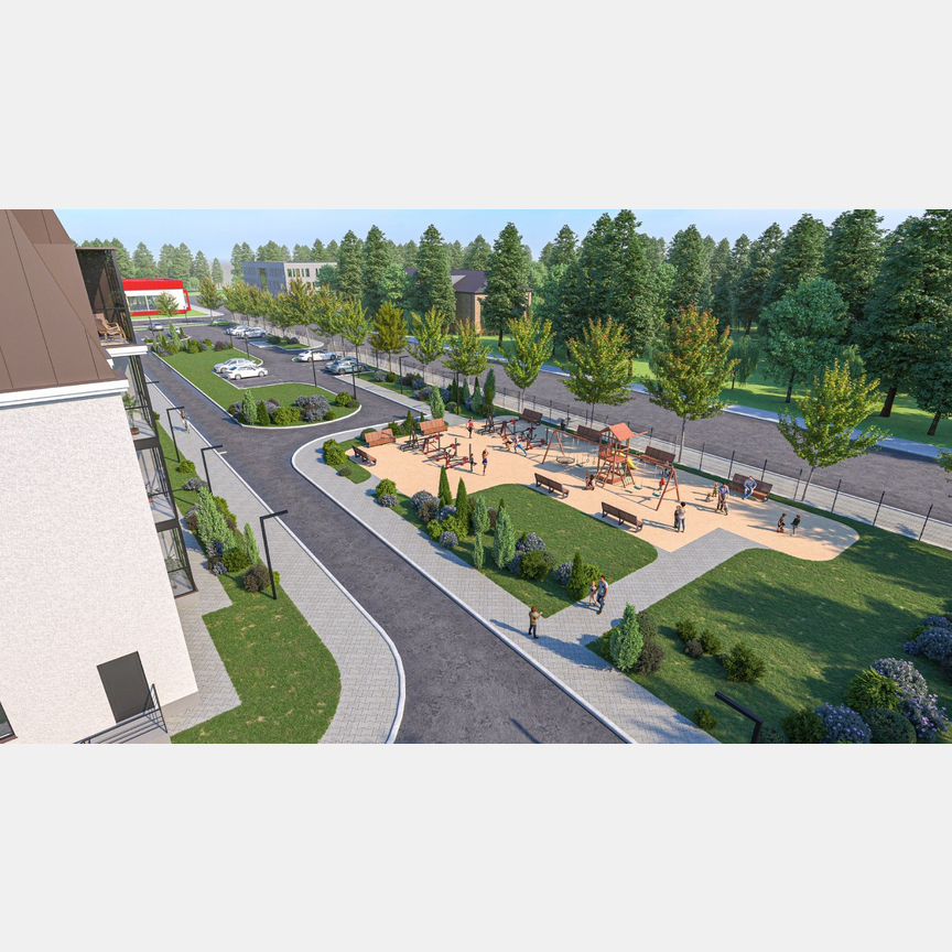 2-к. квартира, 40,5 м², 1/4 эт.