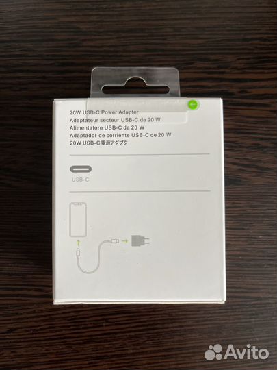 Адаптер для iPhone/AirPods 20W type-c/lighting