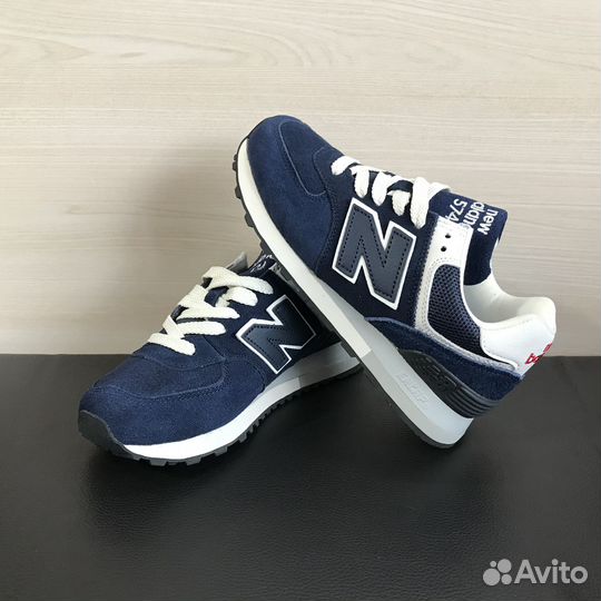 Кроссовки New Balance 574 темно-синие женские
